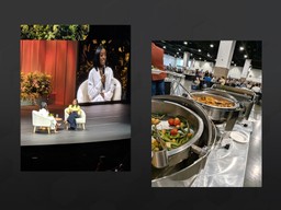 Raving on the Food and Flipping for Simone Biles